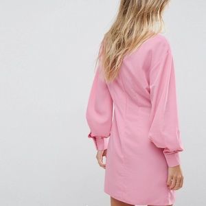 Asos Washed Pink Mini Dress